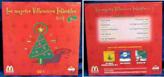 CD LOS MEJORES VILLANCICOS INFANTILES COCACOLA